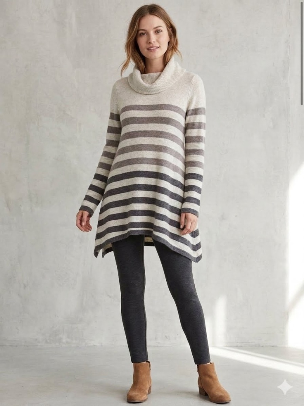 Saks Cashmere Small Striped Sweater